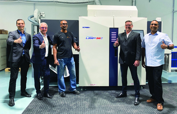 Image from AVVO acquires SCREEN Truepress Jet L350 SAI S machine to support growth in South African digital-print market